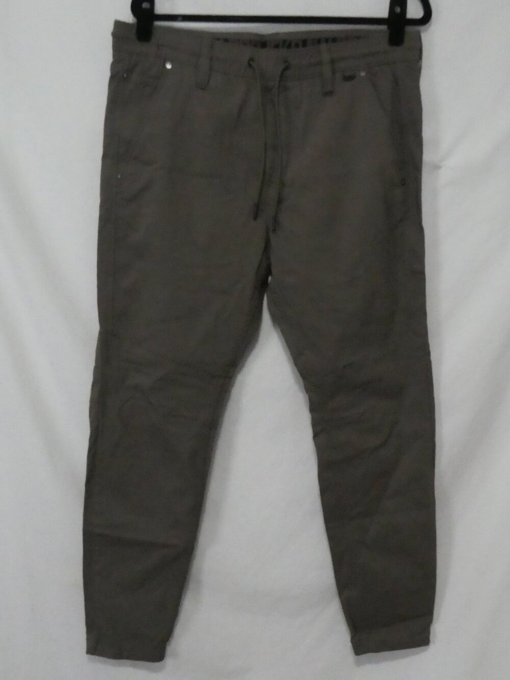 PROJEK RAW Men's Bungee Flex Tapered Jogger Pants Olive Green - Size Large